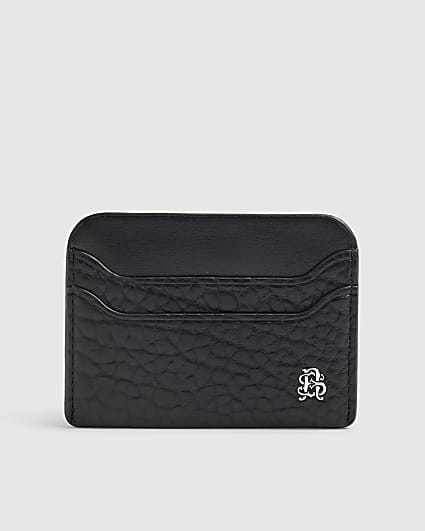 Black Faux Leather Cardholder