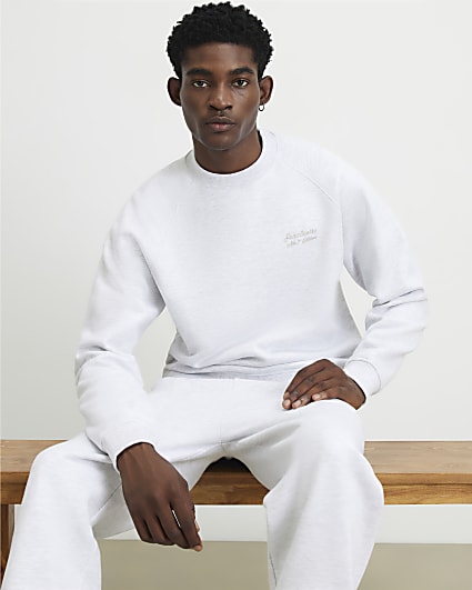 Grey Regular Fit Sanctuaire Patch Joggers