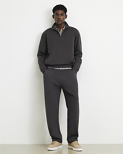 Grey Regular Fit Sanctuaire Patch Joggers