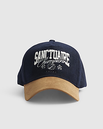 Navy Sanctuaire Colour Blocked Cap
