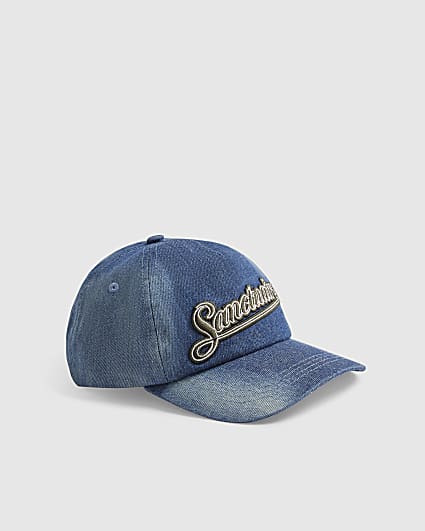 Blue Sanctuaire Denim Washed Cap