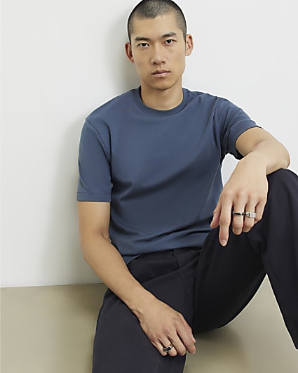 Blue Slim Fit T-Shirt