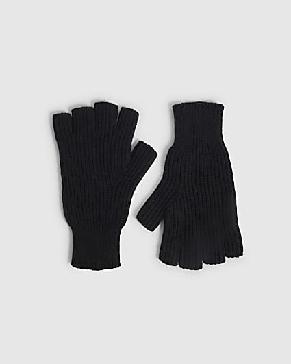 Black Fingerless Gloves