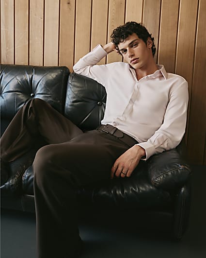 Pink Twisted Tailor Satin Shirt
