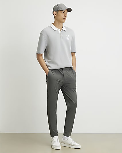Grey Skinny Fit Trousers