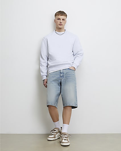 Grey Regular Fit Sweatshirt
