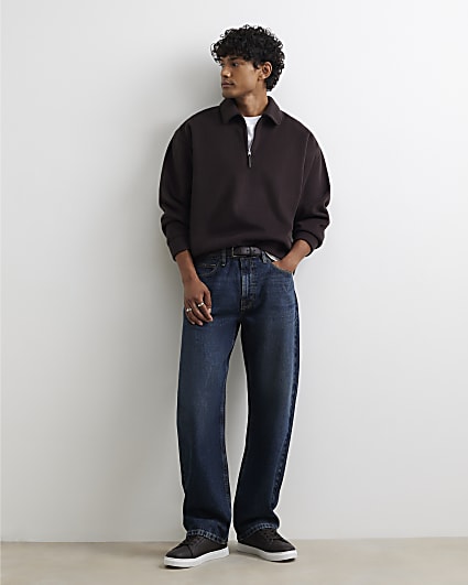 Blue Loose Fit Jeans