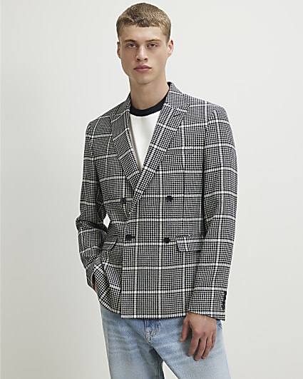 Black Check Blazer
