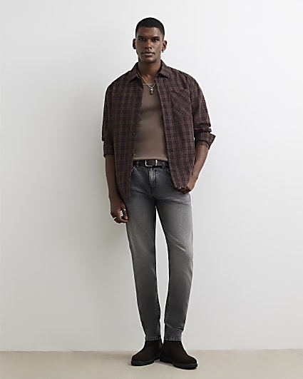 Grey Skinny Fit Jeans