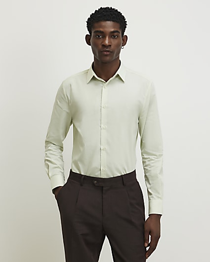 Green Slim Fit Shirt