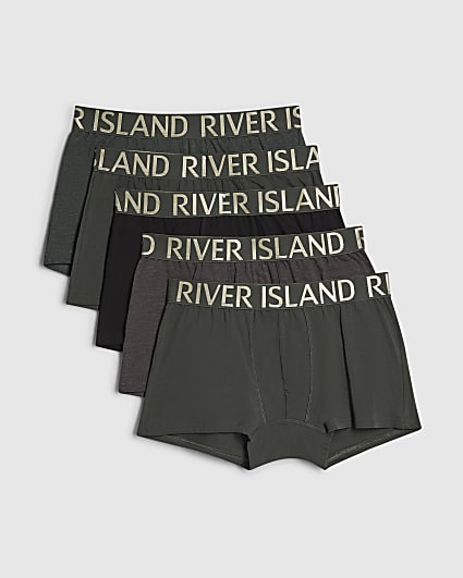 Green Mixed Pack of 5 Trunks