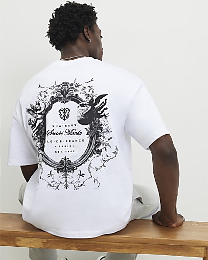 White Societe Monde Cherub T-Shirt