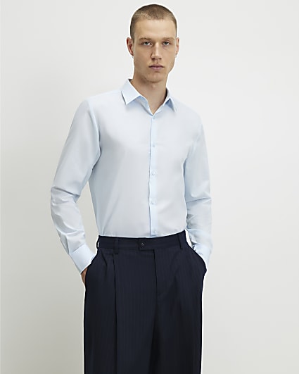 Blue Slim Fit Shirt