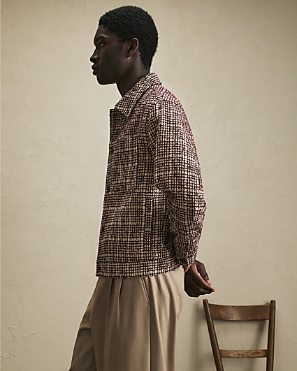 Red Check Western Jacket