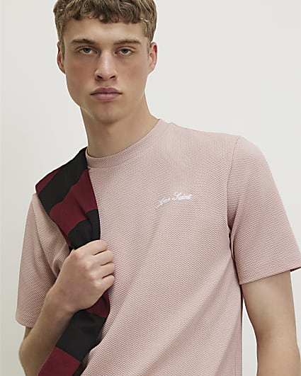 Pink Slim Fit Ame Saint T-Shirt