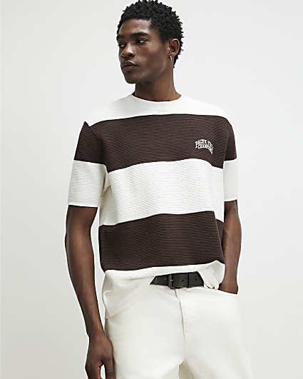 Brown Ottoman Stripe State Champion T-Shirt