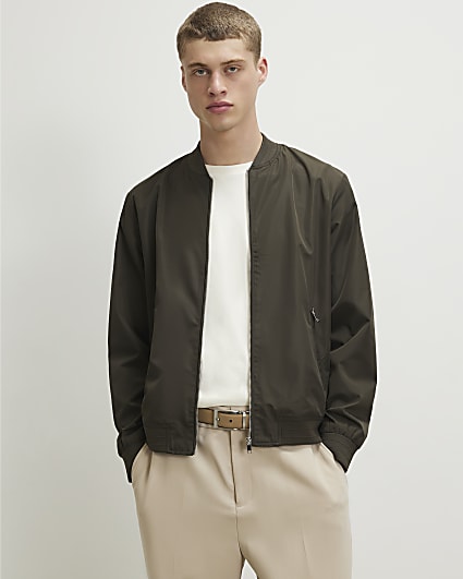 Green Lightweight Bomber Jacket