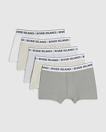 Grey Tipped Pack Of 5 Trunks