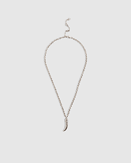 Silver Balinese Tusk Necklace