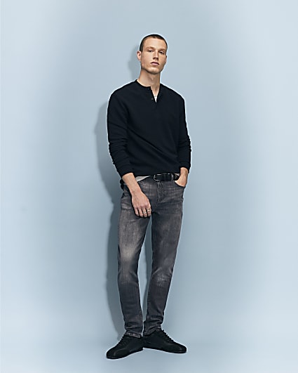 Grey Skinny Fit Jeans