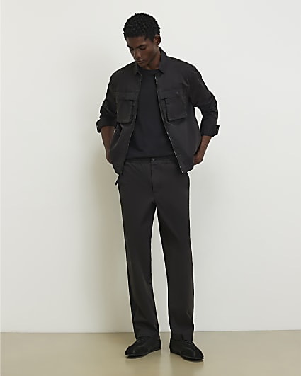 Black Loose Fit Trousers