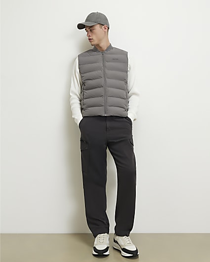 Grey Muscle Fit MCMXII Gilet