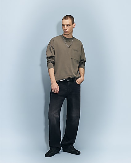 Black Loose Fit Jeans