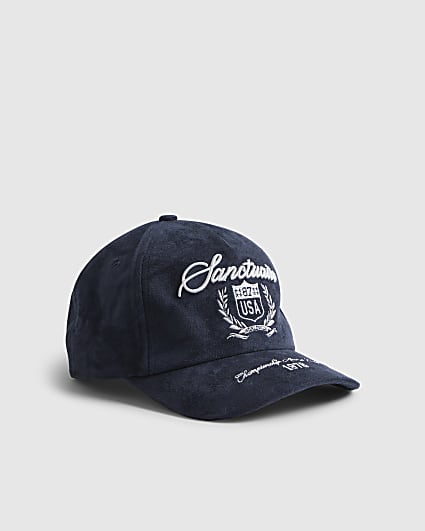 Navy Suede Sanctuaire USA Cap