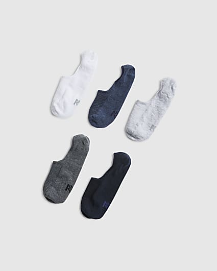 Multi Colour Pack Of 5 RR Socks