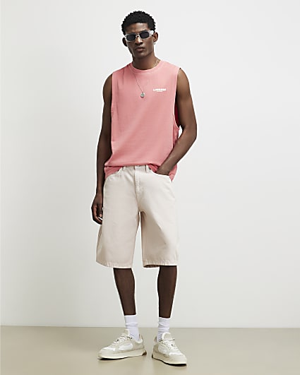 Red Washed Laguna Turbo Tank Top