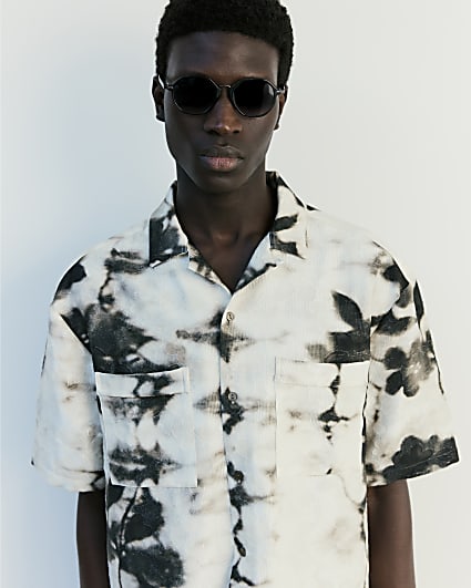 Black RI Studio Floral Shirt