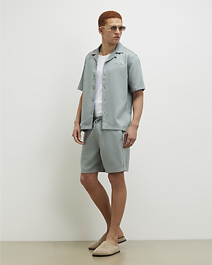 Blue Regular Fit Shorts