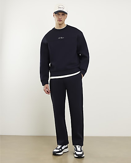 Navy Regular Premium Fit Joggers