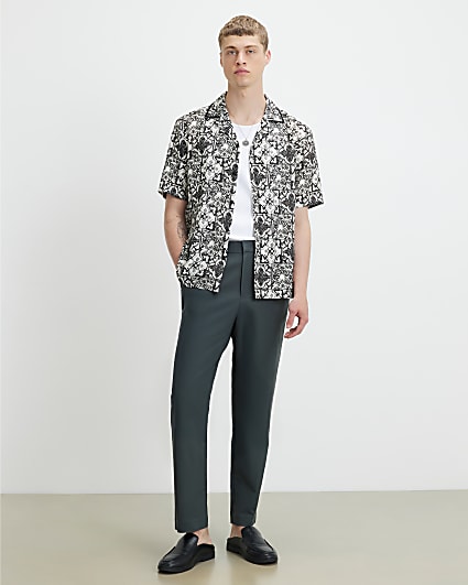 Khaki Slim Fit Chino Trousers