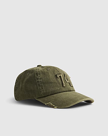 Khaki 74 Distressed Cap