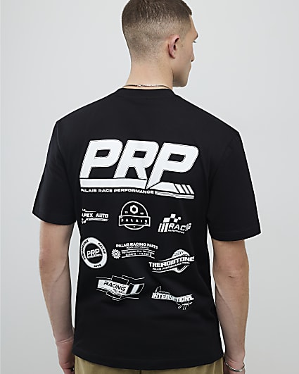 Black Regular Fit PRP Badge T-Shirt
