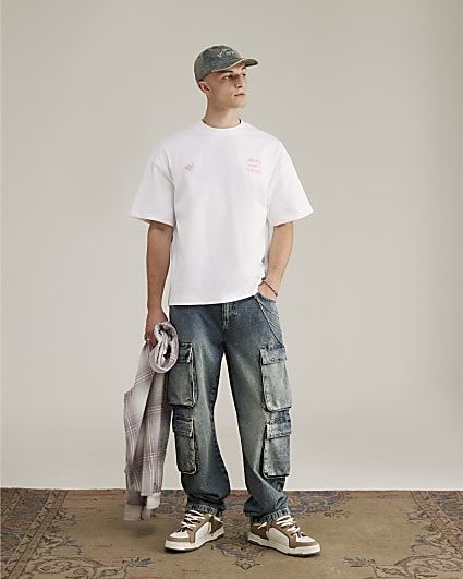 Real Hackney Dave White London T-Shirt