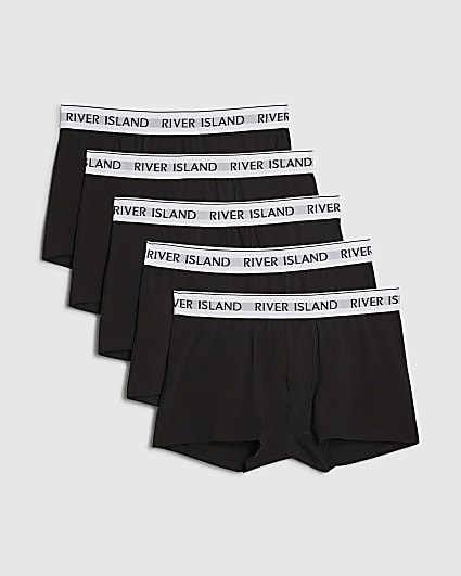Black Pack Of 5 Trunks