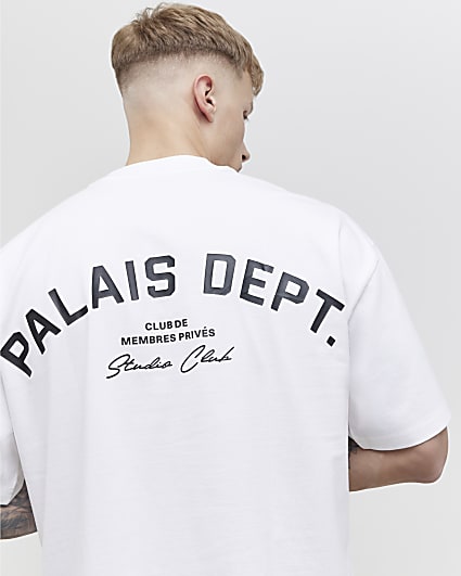 White Oversized Fit Palais Dept T-Shirt