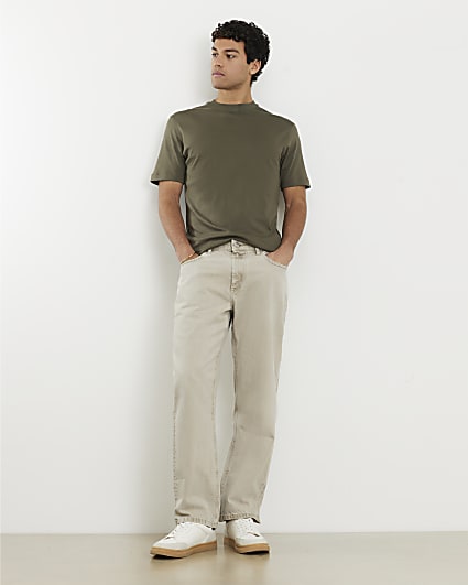 Khaki Slim Fit T-Shirt