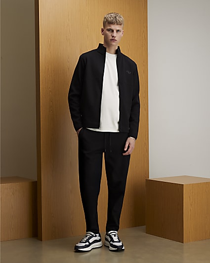Black Slim Fit RXR Joggers