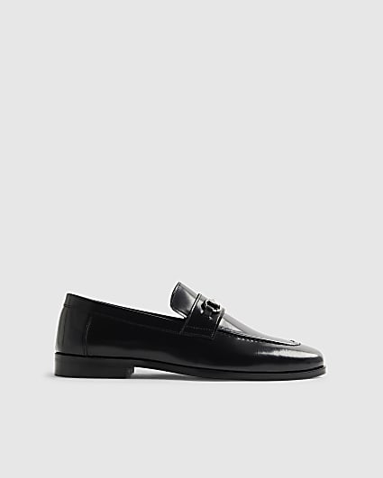 Black Snaffle Loafers