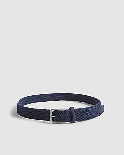 Navy Woven Belt