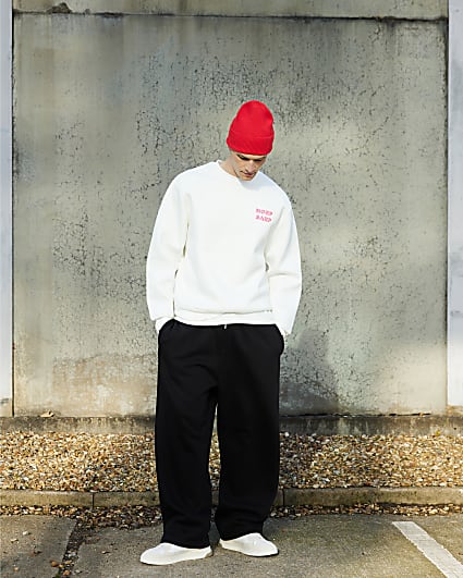 Real Hackney Dave Cream Norf Sarf Sweatshirt