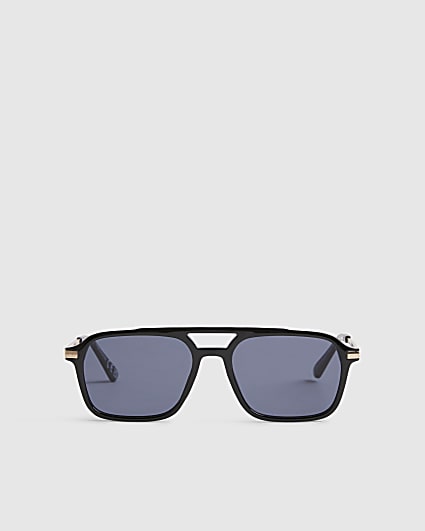 Black Navigator Sunglasses