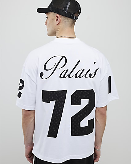White Oversized Fit Palais 72 T-Shirt