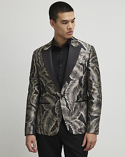Gold Palm Leaf Jacket