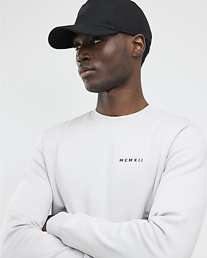 Grey Slim Fit MCMXII Sweatshirt