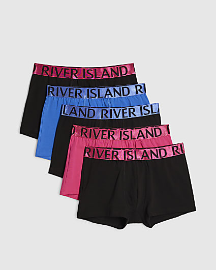 Black Pack Of 5 Trunks