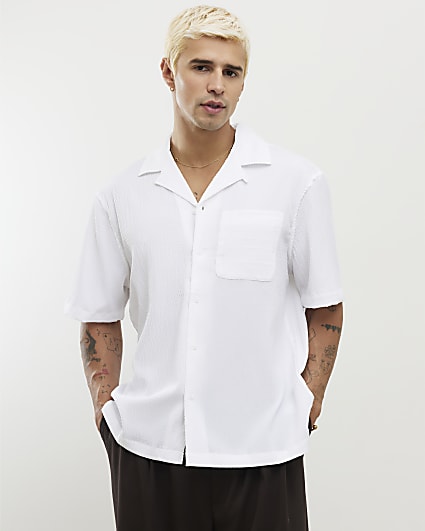 White Regular Fit Shirt
